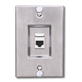 Siemon MX-WP-K5-SS MAX Series Stainless Steel Wall Phone Faceplate with Keystone Module